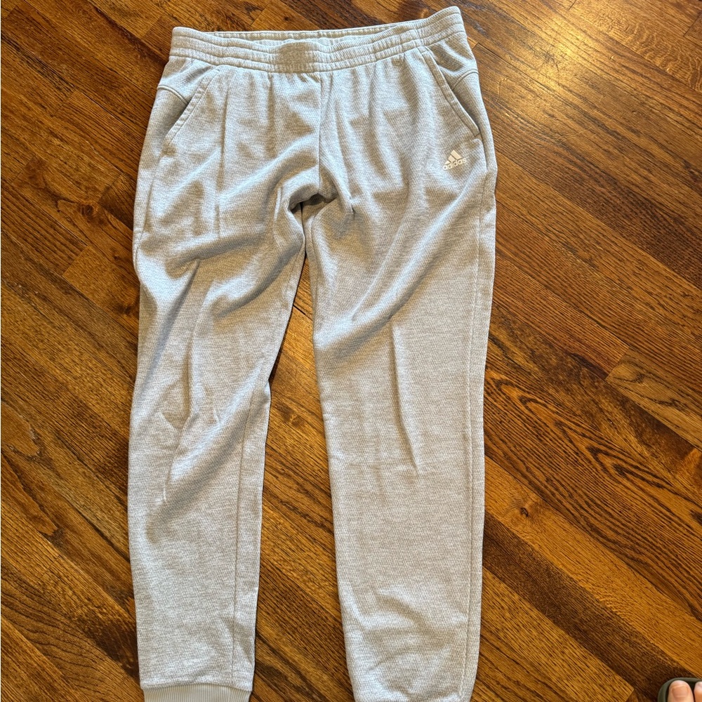 adidas Heather Gray Track Pants